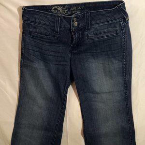 ARIAT - TROUSER JEANS - WIDE-LEG - DENIM - SIZE 27S (EUC)
